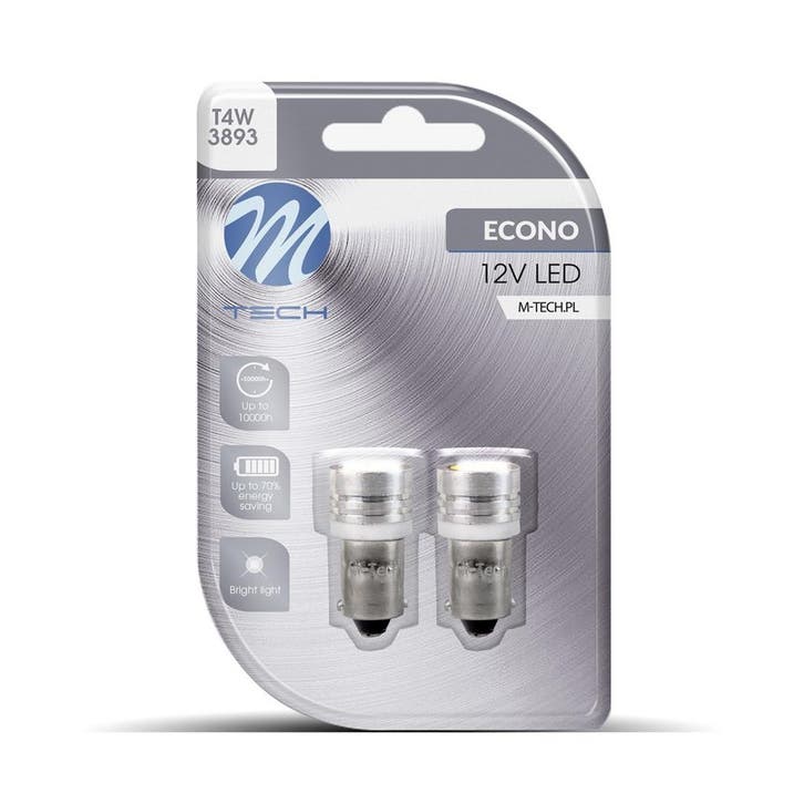 M-Tech LED - BA9s   T4W 12V - Premium 1x Led diode - Wi..., Auto-onderdelen, Verlichting, Nieuw, Verzenden