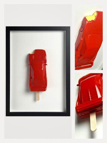 Henevor - Ferrari F40 Lollipop | Red - Yellow | Handmade
