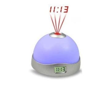 LED projectie projector klok wekker alarmklok nachtlamp mood, Verzenden, Nieuw