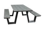 Picknicktafel Coffee Bay | Grey | Aluminium & Polywood, Nieuw, Rechthoekig, Aluminium