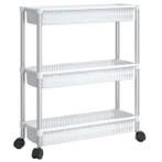 Aluminium Trolley 52x18x62cm | Laatste Stuk!, Kunststof, Nieuw, 3 of 4 laden, Minder dan 25 cm