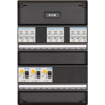 Eaton groepenkast, 9 groepen, 3 Aardlekschakelaars 2-P,, Ophalen of Verzenden, Nieuw