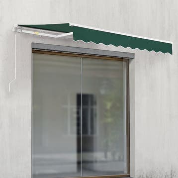 Zonnescherm Bitonto luifel handbediend met knikarm 250x200 c, Verzenden, Nieuw