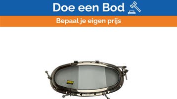 Bieden: Tempesta T02 opening oval porthole 500 x 200 mm sta, Watersport en Boten, Ophalen of Verzenden, Nieuw, Kombuis en Sanitair