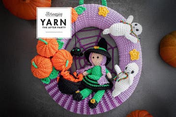 Haakpatroon Halloween Wreath - Krans met heks, pompoenen e, Ophalen of Verzenden, Nieuw