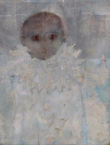 Antonio Possenti (1933-2016) - Bambino in maschera con, Antiek en Kunst