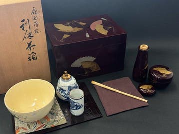 Doos - Hout, Bamboe - Rikyu-stijl reisthee