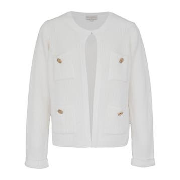 Milano Italy • off white vest • S, Kleding | Dames, Verzenden, Wit, Maat 36 (S), Milano Italy