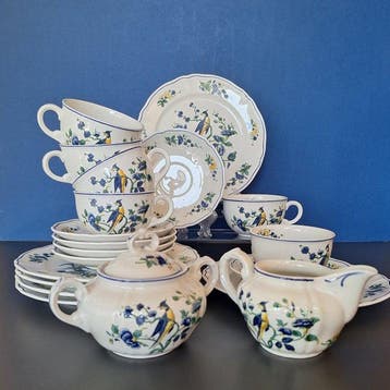 Villeroy & Boch - Eetservies voor 6 (14) - Phoenix blau -