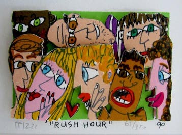 James Rizzi (1950-2011) - 3D Rush Hour