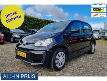 Volkswagen up! | Zakelijke Lease v.a. €156.77 pm, Automaat, Stof, Gebruikt, Zwart