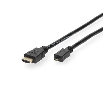 Micro HDMI naar HDMI kabel | Goobay | 0.5 meter, Verzenden, Nieuw