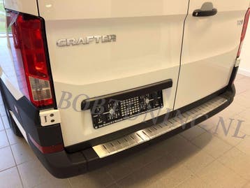 Rvs bumperbescherming Volkswagen crafter 2016-, Ophalen of Verzenden, Nieuw