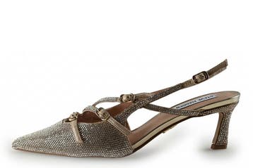 Steve Madden Slingbacks in maat 39 Zilver, Overige kleuren, Verzenden, Steve Madden, Zo goed als nieuw