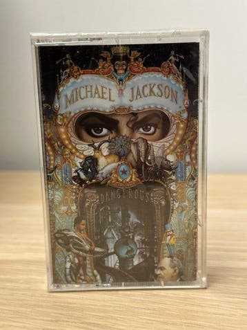 Michael Jackson - Dangerous - Sealed US tape - Audiocassette, Nieuw in verpakking