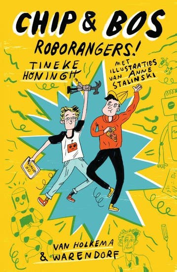 Chip & Bos - Roborangers! / Chip & Bos / 1 - Tineke Honingh, Verzenden, Zo goed als nieuw, Tineke Honingh