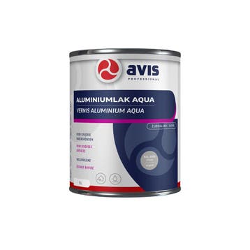 Avis Aluminiumlak Aqua Ral 9006 Zilver 1 liter, Ophalen of Verzenden, Nieuw