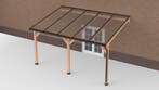 Douglas Terrasoverkapping Zwart Polycarbonaat Helder, Nieuw