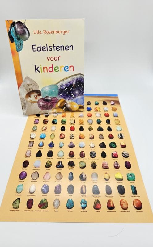Edelsteen boekje en poster voor kind (cadeausetje), Sieraden, Tassen en Uiterlijk, Edelstenen, Ophalen of Verzenden