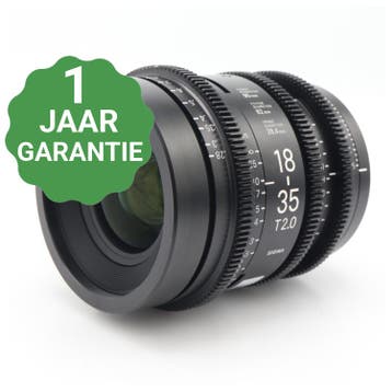 Sigma 18-35mm T2 Cine High Speed Zoom Canon EF, Verzenden, Gebruikt