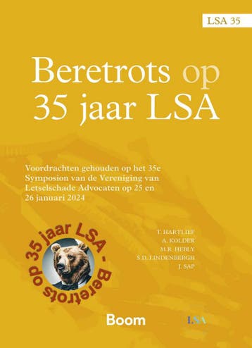 Beretrots op 35 jaar LSA / LSA-reeks / 35 - T. Hartlief, Verzenden, Zo goed als nieuw, T. Hartlief
