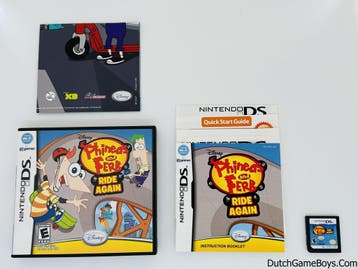 Nintendo DS - Phineas And Ferb - Ride Again - USA, Verzenden, Gebruikt