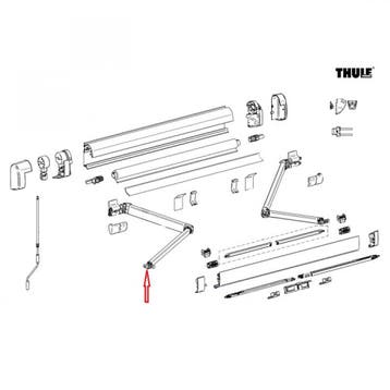 Thule Connection Lead Rail LH+RH 5200, Ophalen of Verzenden, Nieuw, Thule
