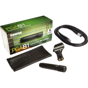 Shure PGA81 Condensatormicrofoon Cardioïde 40 Hz - 18 kHz, Muziek en Instrumenten, Ophalen of Verzenden, Nieuw