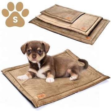 Premium Velvet Benchmat S 60x40 cm TAUPE (Hond), Dieren en Toebehoren, Hondenmanden, Ophalen of Verzenden, Nieuw, Overige