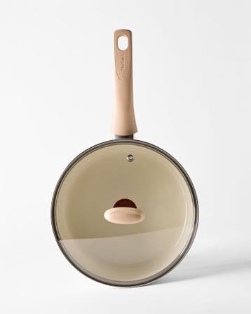 Tefal Tefal hapjespan Ø24cm keramisch PFAS-vrij met deksel, Verzenden, Nieuw