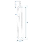 ProPlus Spanrubber met S-haak - 20 cm - zwart - ideaal vo..., Ophalen of Verzenden, Nieuw