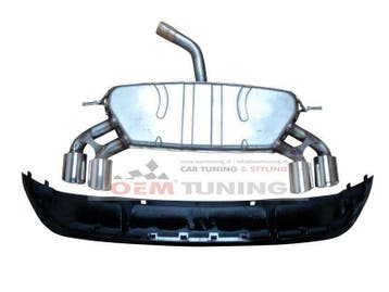 Diffuser + Uitlaat geschikt voor Golf 7 | 7R-LOOK | 12-17 |, Volkswagen, Nieuw, Ophalen of Verzenden, Achter