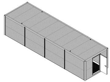 Hiltra megasaver gevaarlijke stoffen container 12 m,, Ophalen of Verzenden, Gebruikt