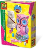 Gieten en schilderen - Uil (Knutselpakketten), Kinderen en Baby's, Speelgoed | Educatief en Creatief, Verzenden, Nieuw, Knutselen