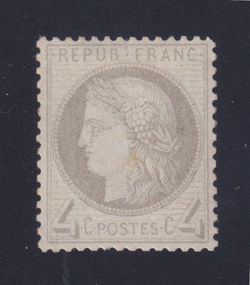 Frankrijk 1871 - Ceres 3e Republiek, Nr. 52, nieuw* TBC,, Gestempeld