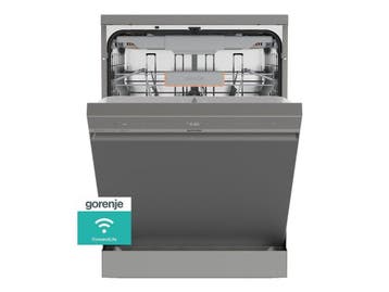 GORENJE - RVS - VAATWASSER - VRIJSTAAND - 16 COUVERTS - WiFi, Witgoed en Apparatuur, Vaatwasmachines, Verzenden, Zo goed als nieuw