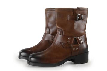 Tommy Jeans Biker boots in maat 39 Bruin, Bruin, Verzenden, Overige typen, Zo goed als nieuw