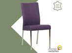 Leren eetkamerstoel Comfort - Toledo Aubergine (paars) -, Huis en Inrichting, Stoelen, Overige kleuren, Nieuw, Leer, Ophalen of Verzenden