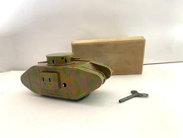 Bing (Gebruder Bing - GBN) - Blikken speelgoed - WW1 Tank