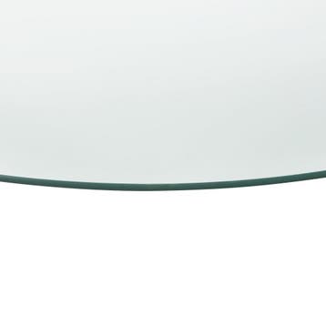 Glasplaat ESG voor tafels 6 mm druppel vorm Ø90 cm, Verzenden, Nieuw