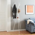 Kledingrek Edet kapstok met plank 179x48x48 cm wit [en.casa], Verzenden, Nieuw