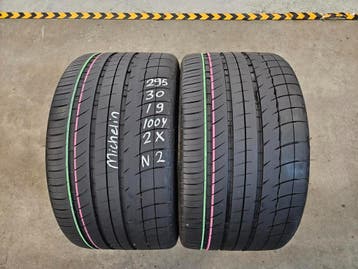 295/30/19 100Y N2 MICHELIN ZOMERBANDEN 7MM PROFIEL DEMO 2X, Gebruikt, 295 mm, Band(en), Personenwagen
