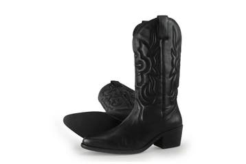 Manfield Cowboy laarzen in maat 38 Zwart, Verzenden, Zwart, Zo goed als nieuw, Manfield