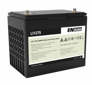 Enduro Lithium Accu Buscamper Bluetooth LI1275 (Accus), Caravans en Kamperen, Kampeeraccessoires, Ophalen of Verzenden, Nieuw