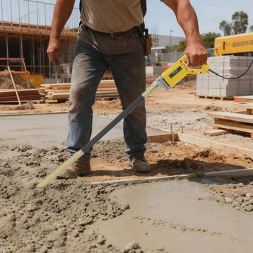 800W Betonnen Trilnaald met 1m Schacht - Krachtige Bouwtool, Verzenden, Nieuw