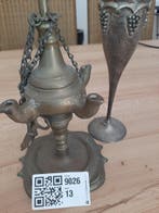 Wijnbeker met olielamp, Frankrijk, Antiek en Kunst