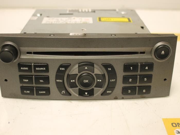 Radio CD Speler Peugeot 407 O103445, Auto-onderdelen, Elektronica en Kabels, Ophalen of Verzenden