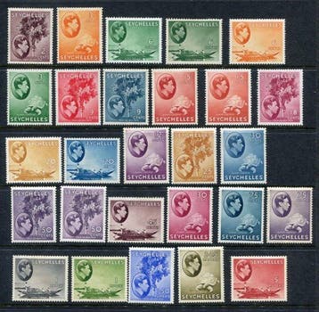 Britse Gemenebest - Seychellen 1938/1949 - Pictoriale serie, Gestempeld