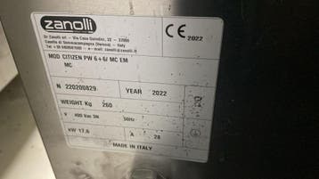Zanolli Citizen PW 6+6 / MC EM bj 2022 Professionele 3-deks, Ophalen of Verzenden, Gebruikt