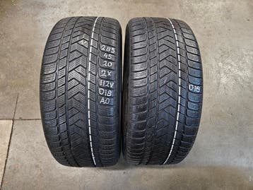 285/45/20 112V PIRELLI SCORPION WINTER AO D18 5,9MM PROFIEL, Ophalen, Gebruikt, 285 mm, Winterbanden